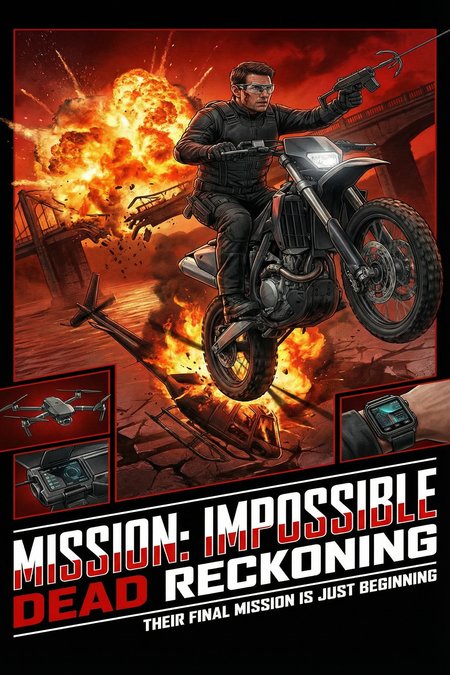 《碟中谍7》高清动作视频海报